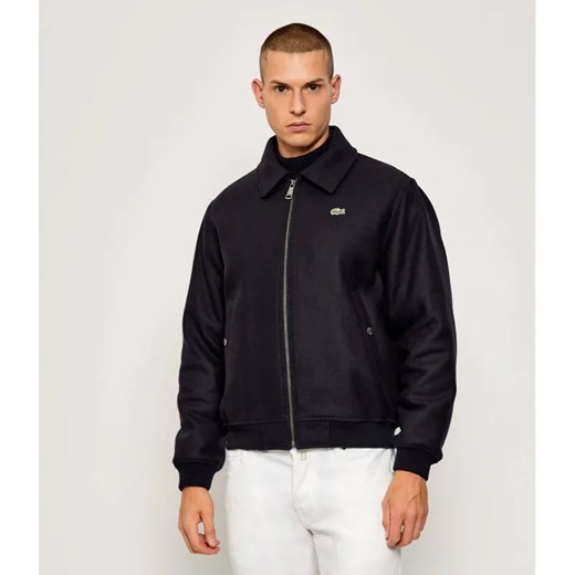 Lacoste Wełniana kurtka bomber | Regular Fit ze sklepu Gomez Fashion Store w kategorii Kurtki męskie - zdjęcie 186059403
