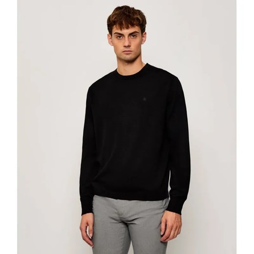 Calvin Klein Wełniany sweter | Regular Fit - id: CK255M000158544 - marki Calvin Klein - 186059410 Calvin Klein Wełniany sweter | Regular Fit ze sklepu Gomez Fashion Store w kategorii Swetry męskie - zdjęcie 186059410