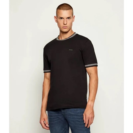 BOSS BLACK T-shirt H-Tessler 200 | Slim Fit | mercerised ze sklepu Gomez Fashion Store w kategorii T-shirty męskie - zdjęcie 186059411