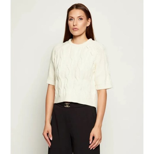 Liu Jo Sweter | Regular Fit | z dodatkiem wełny ze sklepu Gomez Fashion Store w kategorii Swetry damskie - zdjęcie 186059434