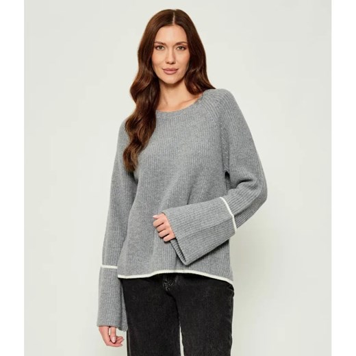 Pinko Wełniany sweter PROCIDA | Loose fit | z dodatkiem kaszmiru ze sklepu Gomez Fashion Store w kategorii Swetry damskie - zdjęcie 186059514