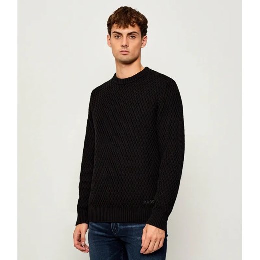 HUGO Sweter Syer | Regular Fit - id: BU255M000151001 - marki Hugo Boss - 186059554 HUGO Sweter Syer | Regular Fit ze sklepu Gomez Fashion Store w kategorii Swetry męskie - zdjęcie 186059554