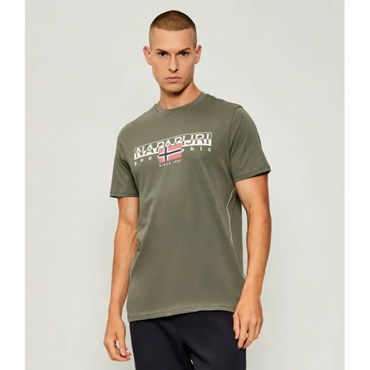 Napapijri T-shirt S-AYLMER N1J | Regular Fit ze sklepu Gomez Fashion Store w kategorii T-shirty męskie - zdjęcie 186059584