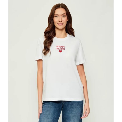 Joop! Jeans T-shirt Tymber | Regular Fit ze sklepu Gomez Fashion Store w kategorii Bluzki damskie - zdjęcie 186059632