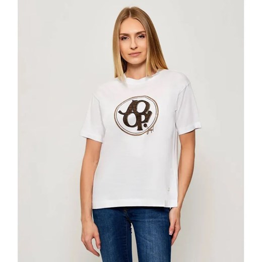 Joop! T-shirt Tashi | Regular Fit ze sklepu Gomez Fashion Store w kategorii Bluzki damskie - zdjęcie 186059650