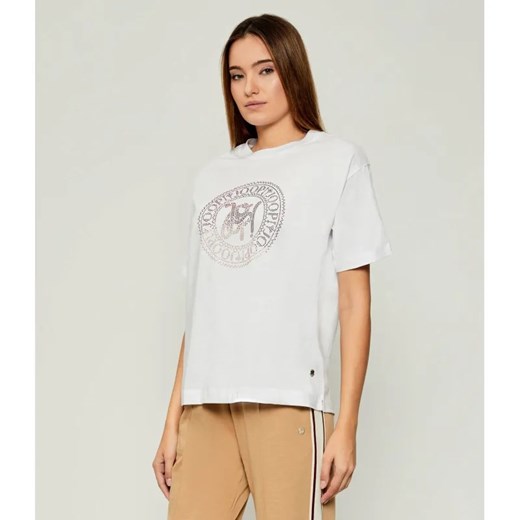 Joop! T-shirt Teggi | Regular Fit ze sklepu Gomez Fashion Store w kategorii Bluzki damskie - zdjęcie 186059651