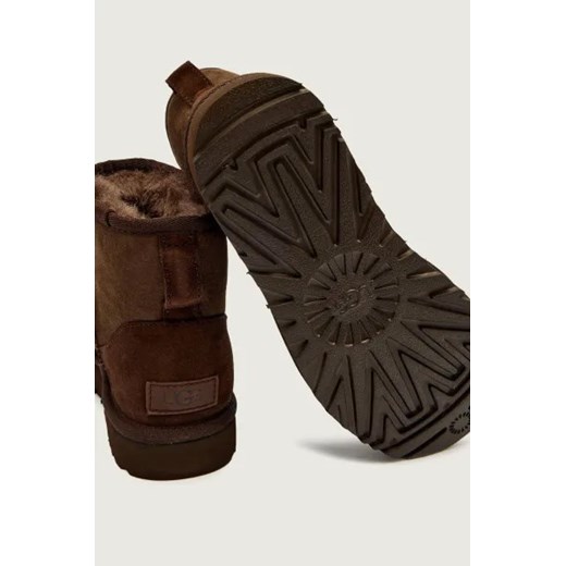 UGG Śniegowce W Classic Mini II |zamsz | z dodatkiem wełny 36 Gomez Fashion Store