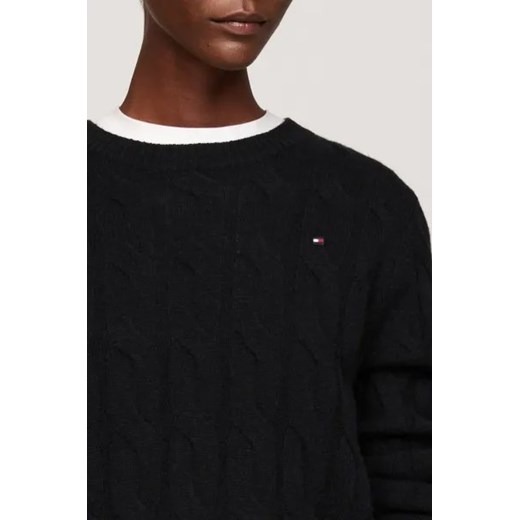 Tommy Hilfiger Wełniany sweter | Regular Fit Tommy Hilfiger XS Gomez Fashion Store