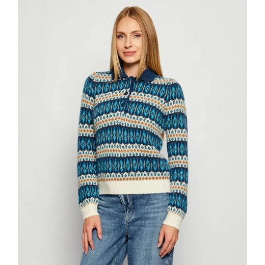 Liu Jo Sweter | Regular Fit | z dodatkiem wełny ze sklepu Gomez Fashion Store w kategorii Swetry damskie - zdjęcie 186067742