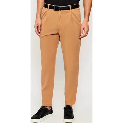 BOSS BLACK Spodnie C-Kerin-PL | Tapered fit ze sklepu Gomez Fashion Store w kategorii Spodnie męskie - zdjęcie 186067782