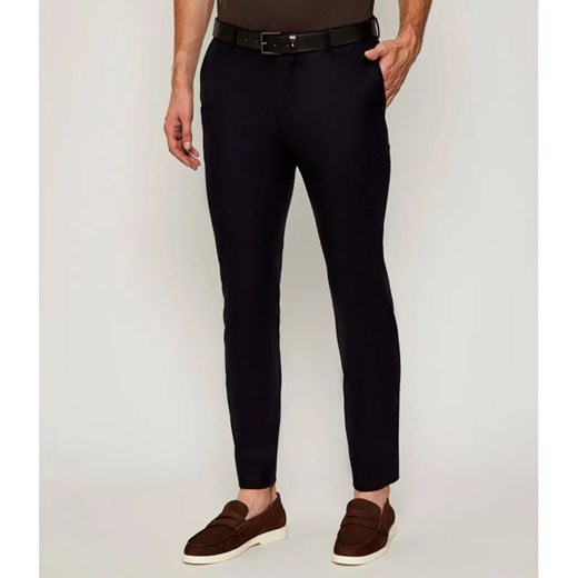 Windsor Wełniane spodnie 13 Santios | Slim Fit ze sklepu Gomez Fashion Store w kategorii Spodnie męskie - zdjęcie 186067850