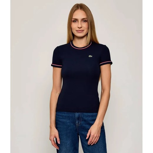 Lacoste T-shirt | Slim Fit ze sklepu Gomez Fashion Store w kategorii Bluzki damskie - zdjęcie 186067872
