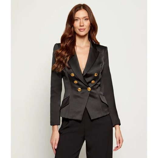 Elisabetta Franchi Satynowy żakiet | Slim Fit ze sklepu Gomez Fashion Store w kategorii Marynarki damskie - zdjęcie 186067911