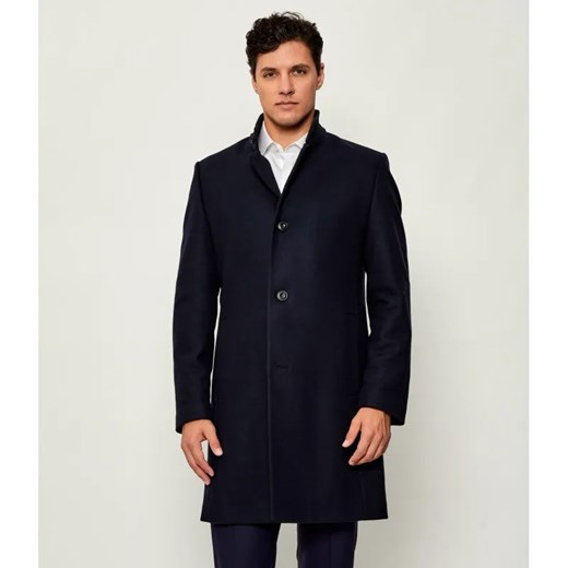 HUGO Wełniany płaszcz Mintrax2541 ze sklepu Gomez Fashion Store w kategorii Płaszcze męskie - zdjęcie 186067934