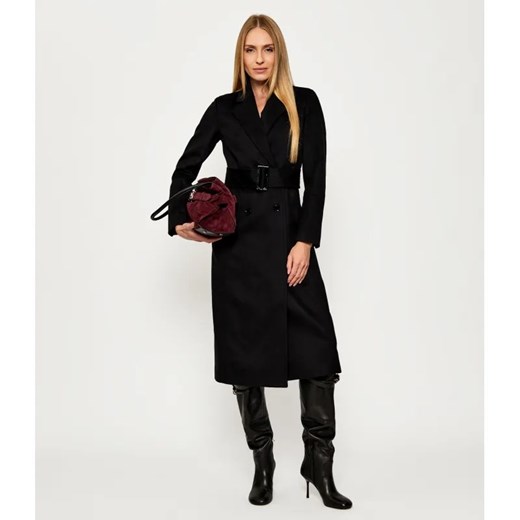 Patrizia Pepe Wełniany płaszcz ze sklepu Gomez Fashion Store w kategorii Płaszcze damskie - zdjęcie 186067953