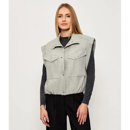 BOSS ORANGE Kamizelka C_Jaflesti | Regular Fit | z dodatkiem wełny ze sklepu Gomez Fashion Store w kategorii Kamizelki damskie - zdjęcie 186068012
