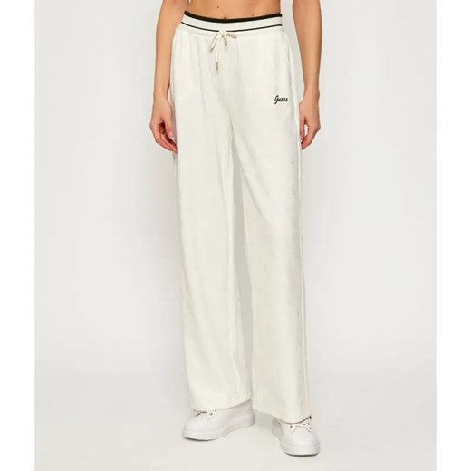 GUESS ACTIVE Sztruksowe spodnie dresowe PAULINA | Relaxed fit ze sklepu Gomez Fashion Store w kategorii Spodnie damskie - zdjęcie 186068073