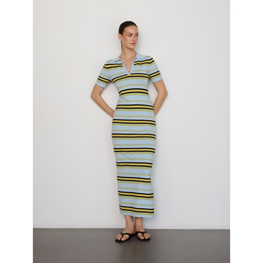 Reserved - Sukienka maxi w paski - wielobarwny ze sklepu Reserved w kategorii Sukienki - zdjęcie 186068673