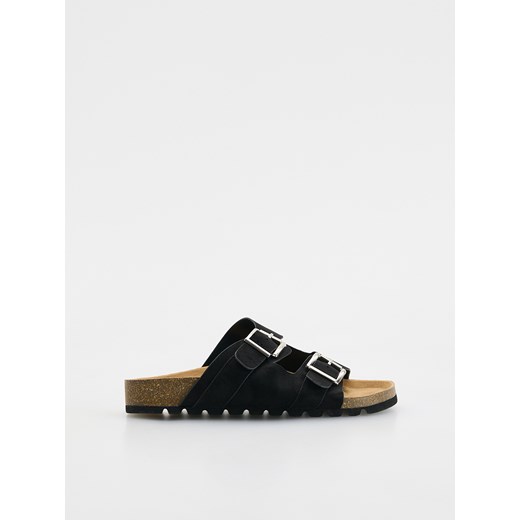 Reserved - Klapki z klamrami - czarny ze sklepu Reserved w kategorii Klapki damskie - zdjęcie 186069294