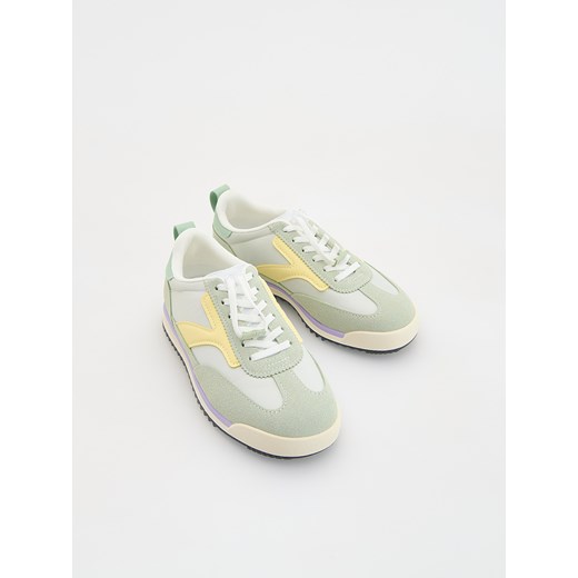 Reserved - Trampki ze stoperem - jasnozielony ze sklepu Reserved w kategorii Buty sportowe dziecięce - zdjęcie 186069781