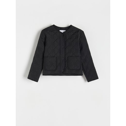 Reserved - Pikowana kurtka - czarny Reserved 152 (11 lat) okazyjna cena Reserved