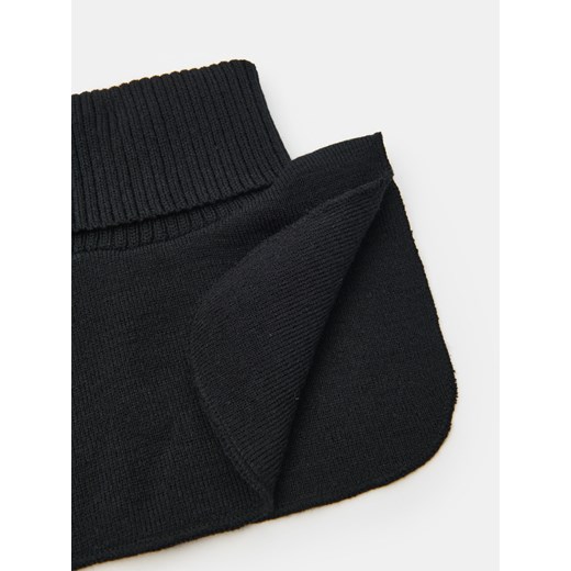 Sinsay - Prążkowany komin - czarny Sinsay M Sinsay