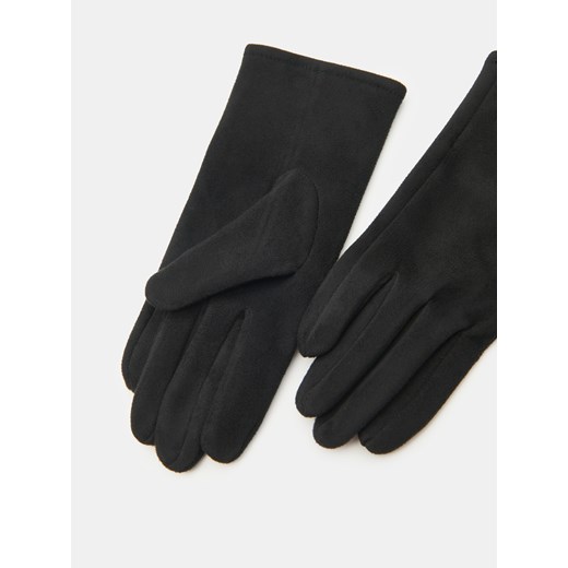 Sinsay - Rękawiczki pięciopalczaste - czarny Sinsay S/M Sinsay