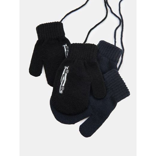 Sinsay - Rękawiczki jednopalczaste - czarny Sinsay S Sinsay