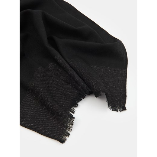 Sinsay - Chusta z metalizowaną nicią - czarny Sinsay One Size Sinsay