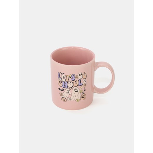 Sinsay - Ceramiczny kubek z uchem na Halloween - różowy Sinsay One Size Sinsay