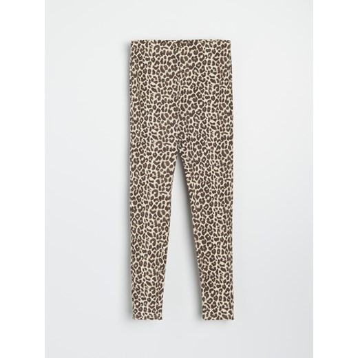 Sinsay - Bawełniane legginsy ze wzorkiem - wielobarwny Sinsay XL Sinsay