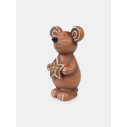 Sinsay - Świąteczna dekoracja w kształcie myszki - brązowy Sinsay One Size Sinsay