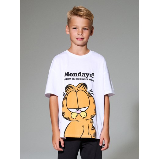 Sinsay - Piżama dwuczęściowa Garfield - biały Sinsay 158 (12-13 l) Sinsay