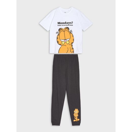Sinsay - Piżama dwuczęściowa Garfield - biały Sinsay 176 Sinsay