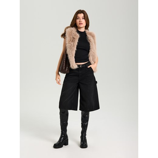 Sinsay - Kamizelka - beżowy Sinsay XL Sinsay