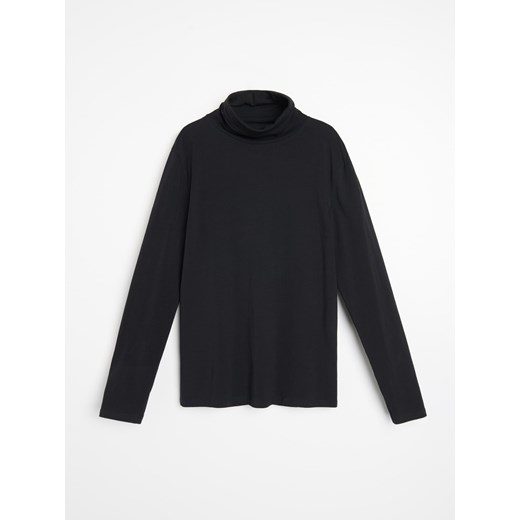 Sinsay - Bawełniany golf basic - czarny Sinsay XL Sinsay