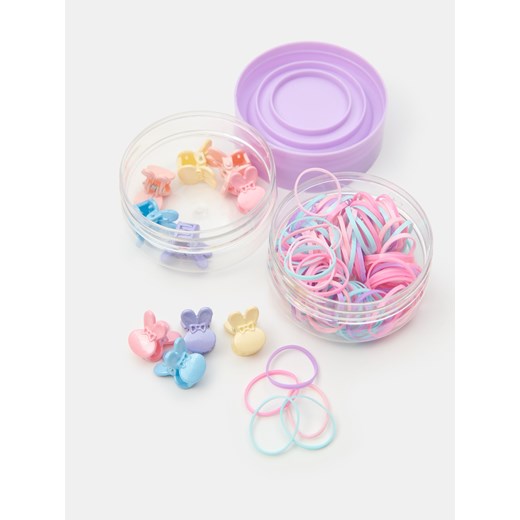 Sinsay - Zestaw gumek i spinek do włosów - wielobarwny Sinsay One Size Sinsay