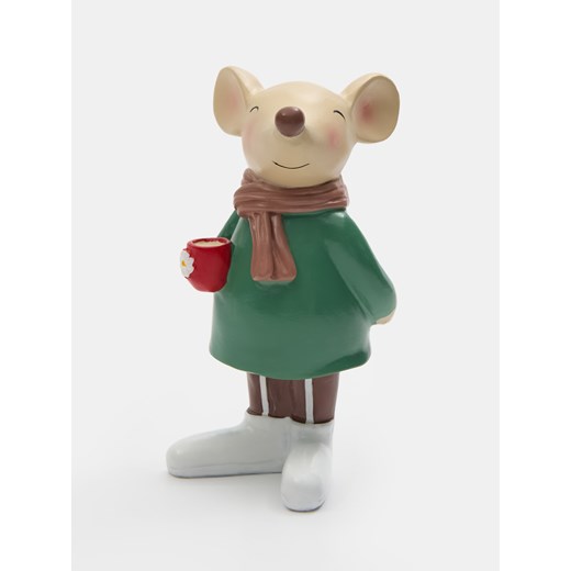 Sinsay - Dekoracja świąteczna w kształcie myszki - zielony Sinsay One Size Sinsay