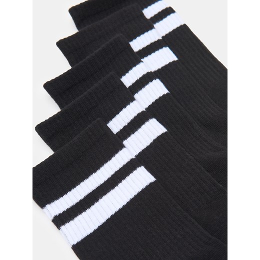 Sinsay - Skarpetki basic 5 pack - czarny Sinsay 43/46 Sinsay