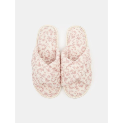 Sinsay - Kapcie ze sztucznym futerkiem - wielobarwny Sinsay 40/41 Sinsay