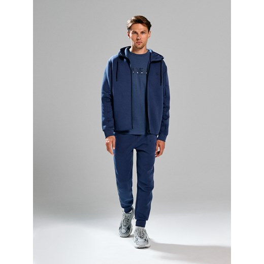 Sinsay - Rozpinana bluza z kapturem - niebieski Sinsay 3XL Sinsay