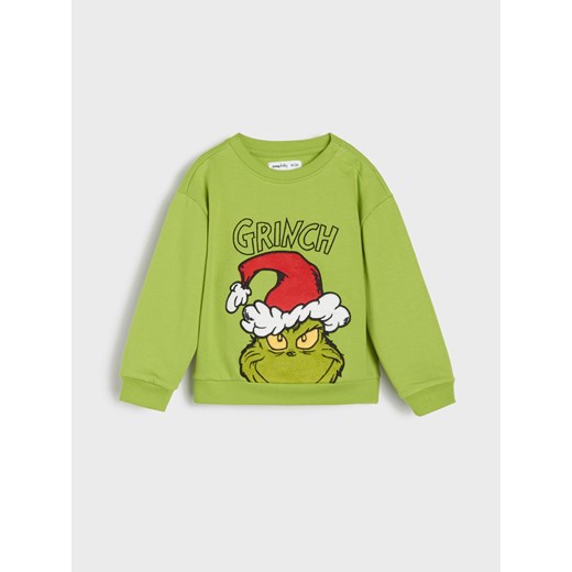 Sinsay - Komplet: bluza i legginsy Grinch - zielony Sinsay 104 (3-4 l) Sinsay