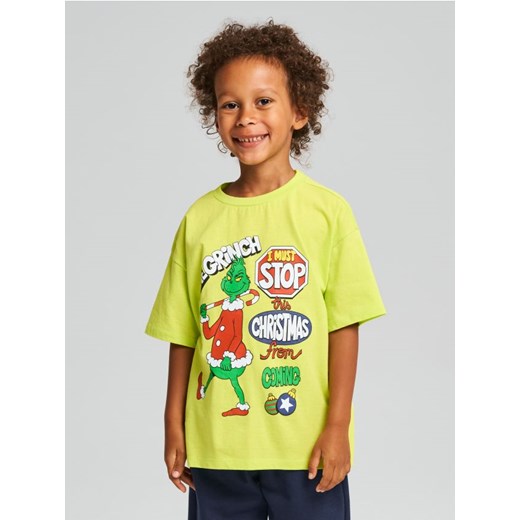 Sinsay - Koszulka Grinch - zielony ze sklepu Sinsay w kategorii T-shirty chłopięce - zdjęcie 186081713
