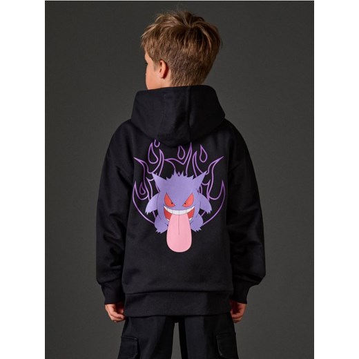 Sinsay - Bluza hoodie z nadrukiem Pokemon - czarny ze sklepu Sinsay w kategorii Bluzy chłopięce - zdjęcie 186081723