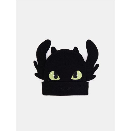 Sinsay - Czapka z elementami 3D How to train Your Dragon - czarny Sinsay S Sinsay