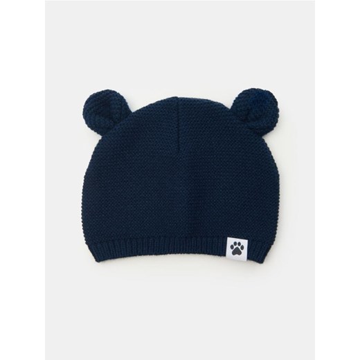 Sinsay - Czapka beanie - granatowy - id: 094FG-59X - marki Sinsay - 186081931 Sinsay - Czapka beanie - granatowy ze sklepu Sinsay w kategorii Czapki dziecięce - zdjęcie 186081931