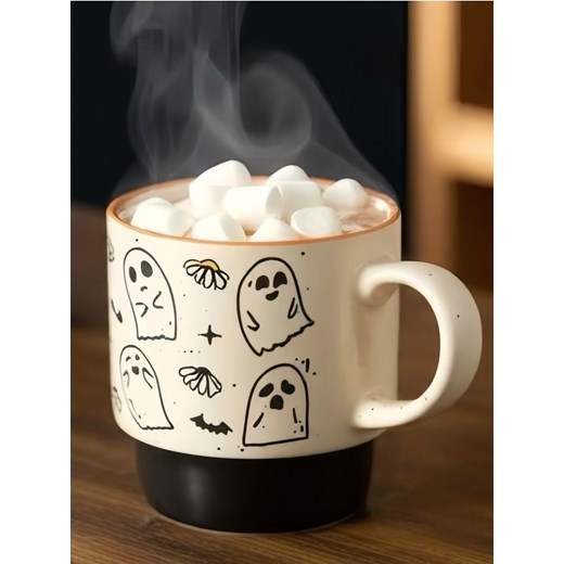 Sinsay - Kubek z motywem halloweenowym - kremowy Sinsay One Size Sinsay