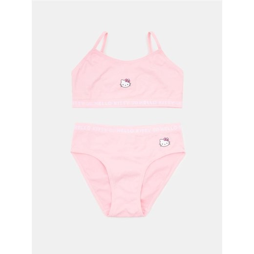 Sinsay - Zestaw: Top z majtkami Hello Kitty - różowy - id: 219GG-03X - marki Sinsay - 186082281 Sinsay - Zestaw: Top z majtkami Hello Kitty - różowy ze sklepu Sinsay w kategorii Komplety dziewczęce - zdjęcie 186082281