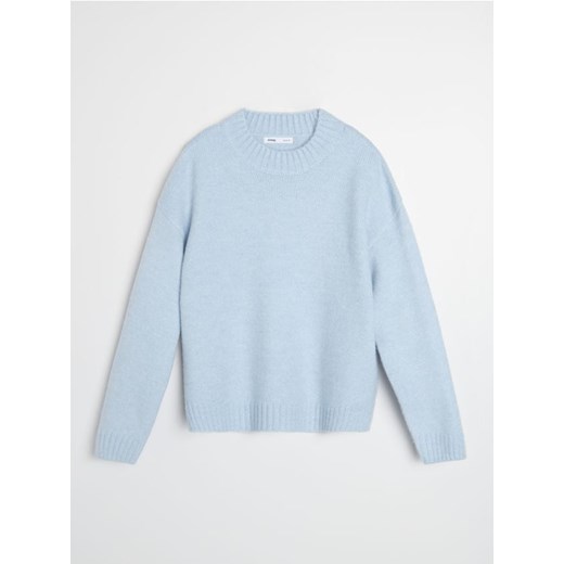 Sinsay - Sweter basic - niebieski Sinsay XL Sinsay