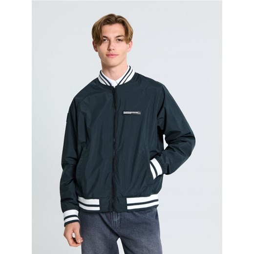 Sinsay - Kurtka bomberka NASA - niebieski ze sklepu Sinsay w kategorii Kurtki męskie - zdjęcie 186082413